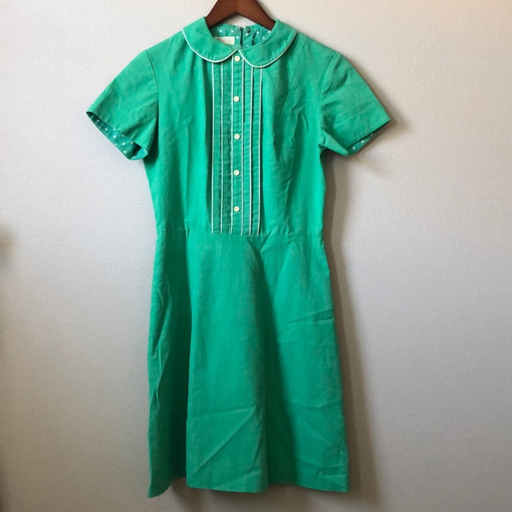 Vintage Peter Pan Collar Mini Dress